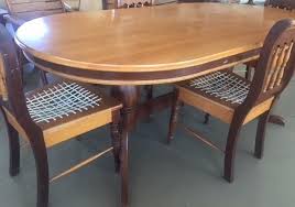 Yellow Wood Dining Table 5 Chairs And Dresser Port Elizabeth Gumtree Classifieds South Africa 227690642 Wood Dining Table Dining Table Dutch Furniture