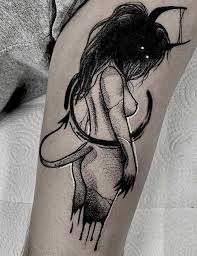 No face demon who always wants to play with flowers and fly anywhere his owner takes him. 27 Best Creative And Unusual Demon Tattoo Designs