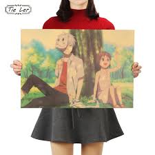 Tie Ler Warm Heart Movie The Light Of The Fireflies Forest Kraft Paper Poster Decoration Painting Wall Stickers 36 X 51 5cm Wall Stickers Aliexpress