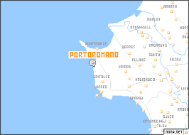 tʃerˈvɛːteri) is a town and comune of northern lazio in the region of the metropolitan city of rome.known by the ancient romans as caere, and previously by the etruscans as caisra or cisra, and as agylla (or άγυλλα) by the greeks, its modern name derives from caere vetus used in the 13th century to distinguish it from caere novum (the current town). Porto Romano Albania Map Nona Net