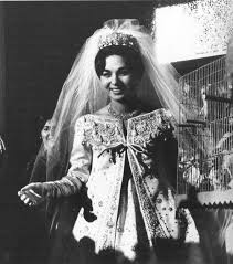Farah Diba In An Yves Saint Laurent For Dior Wedding Gown 1959 Royal Wedding Dress Farah Diba Royal Wedding Gowns