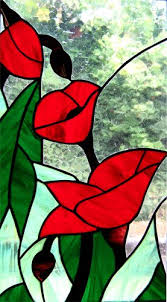 Faux Vitrail Paysage Recherche Google Vitrail Fleurs En Verre Modeles De Vitraux
