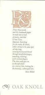 Valentine Thank You Card Poem Steve Miller
