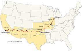 The journey time between oklahoma city and illinois is around 29h 48m and covers a distance of around 1272 miles. Where Is Route 66
