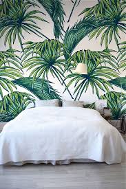 Palm Leaf Wall Mural Palm Leaves Temporary Wall Mural Palm Etsy Tropical Bedrooms Tropical Home Decor Tropical Furniture