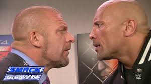 The Rock And Triple H Take An Aggressive Stroll Down Memory Lane Smackdown Oct 10 2014 Triple H Wrestling News Wwe News