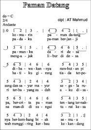 Not Angka Lagu Anak Anak Indonesia Lagu Not Musik Pianika