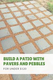 How To Build A Diy Patio For Under 120 Outdoor Spaces Diy Backyard Patio Easy Patio Diy Patio Pavers