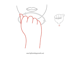 Marron Lsf Le Plaisir D Apprendre Lsf Lsf Langage Des Signes Bebe Langage Des Signes