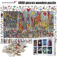 This panorama of times square was taken by james blakeway. Momemo Times Square Puzzle 1000 Pieces Cartoon Painting Adult Puzzle Wooden Puzzle 1000 Pieces Puzzles Children Christmas Toys Puzzles Aliexpress