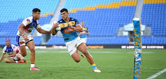 The knights will be in the finals for the second consecutive season, with less than a minute left, a wise veteran kicking a clutch field goal to confirm newcastle's position in the playoffs. Titans V Knights Round 5 2021 Match Centre Nrl