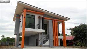 Ideal if you have a sloped lot (often towards the back yard) with a view of a lake or natural area that you want to take advantage of. 2 Bedroom Modern One Storey House With Basement House And Decors
