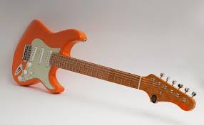 Ufnal Guitars Juicy Orange Friday Strat 351 Stratocaster Guitar Culture Stratoblogster Guitar Cool Guitar Stratocaster Guitar