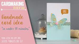 See more ideas about sizzix, crafts, paper crafts. Handmade Card Idea In Under 10 Minutes Sizzix Challenge Youtube