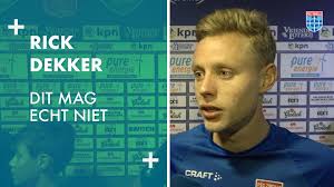 Rick Dekker: 'Dit mag echt niet.'