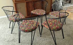 5 Vintage Daystrom Mid Century Hair Pin Metal Wire Dining Chairs Barrel Back Wire Dining Chairs Dining Chairs Vintage Interiors