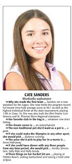 News Gazette Recognition for girls and boys golf! Congratulations to  Caitlynn Sanders