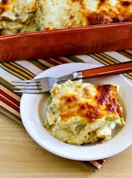 Just chicken, beans but, more normally for an enchilada casserole, you could use monterrey jack or provolone or yummy variations for your enchilada casserole. Green Chile And Chicken Mock Enchilada Casserole Video Kalyn S Kitchen
