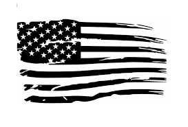 Black American Flag Decal For Truck Distressed American Flag Vinyl Decal American Flag Decal American Flag Tattoo American Flag Sticker