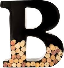 Find many great new & used options and get the best deals for cow wine cork holder barrel at the best online prices at ebay! Amazon Com Wine Cork Holder Metal Monogram Letter B Black Large Wine Lover Gifts Housewarming Engagement Bridal Shower Gifts Personalized Wall Art Home Decor Bar Tools Drinkware