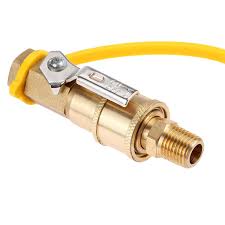 A demonstration of how to turn off natural gas line valves to appliances in your home, and also a look at how to locate and shut off the main gas valve. Grill Parts Zone Propane Or Natural Gas 1 4 Quick Connect Kit Shutoff Valve Full Flow Plug Solid Brass Best Buy Canada