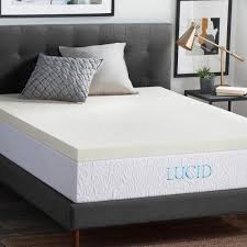 Lucid offers an extensive array of mattress toppers. Lucid 3 Inch Memory Foam Mattress Topper Lucidmattress Com