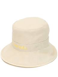 Chanel Pre Owned Sport Line Embroidered Logo Bucket Hat Farfetch Chanel Pre Owned Chanel Hat Bucket Hat