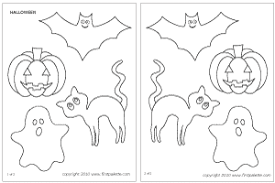 Free Halloween Printables Including Jack O Lanterns Bats Ghosts And Cats To Color And Use For Halloween Symbols Halloween Templates Halloween Printables Free
