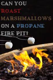 Can You Roast Marshmallows On A Propane Fire Pit Propane Fire Pit Roasting Marshmallows Fire Pit Cooking