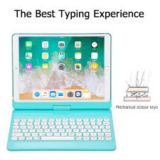 Ipad Pro 10 5 Inch Case With Keyboard Only Fit Apple Ipad Model A1701 A1709 360 Rotate Ipad 10 5 Keyboard Case 7 Color Backli Keyboard Case Ipad Ipad Models