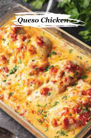 Queso Chicken An Easy Week Night Recipe Butter Baggage Recipe Chicken Recipes Mexican Food Recipes Recipes