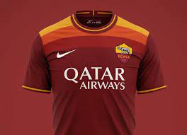 The global football shirt authority since 1997. As Roma 2020 21 Home Kit Prediction Asroma Forzaroma Roma Fkddesign As Roma Sports Shirts Sports Jersey Design
