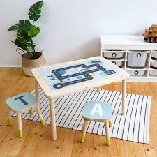 Play Mat Car Sticker Kids Table Play Mat Baby Car Print Suitable For Ikea Flisat Play Mat For Toddler Playtable Table Not Included Play Mat Ikea Hack Kids Kid Table