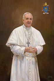 El silencio y oración es la mejor manera de superar la tristeza y momentos de oscuridad, no pastillas o bebidas alcohólicas. Papa Francisco Para El Pontificio Colegio Urbano De Propaganda Fide Roma Oleo Sobre Lienzo 97 X 130 Cm Pope Francis Catholic Popes Pope
