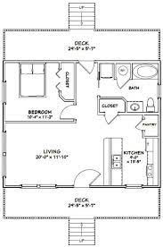 30x24 House 1 Bedroom 1 Bath 720 Sq Ft Pdf Floor Plan Etsy In 2021 New House Plans Tiny House Floor Plans Small House Floor Plans