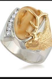Love This Elk Ivory Ring Maybe Just The Gold Antler On The Side To Make It More Simple Elk Ivory Ring Black Hills Gold Jewelry Ivory Ring