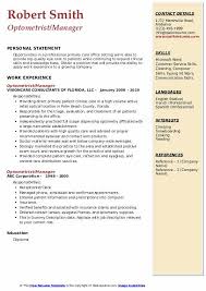 Looking for optometrist resume samples? Optometrist Resume Samples Qwikresume