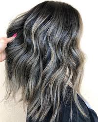 17 Stunning Examples Of Balayage Dark Hair Color In 2020 Ash Blonde Highlights On Dark Hair Dark Hair With Highlights Blonde Highlights On Dark Hair