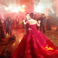 Julia barretto arrived at the venue like a true princess. Gown Julia Barretto Debut