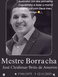We’re sad about the passing of Mestre Borracha who died from cancer at the  young age of 50. He was known as the first capoeirista to do a double back  flip, shared capoeira in Australia, and was an ...