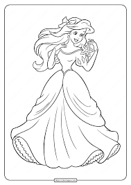 Printable Ariel And Flounder Pdf Coloring Pages Ariel Coloring Pages Barbie Coloring Pages Mermaid Coloring