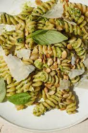 Creamy Avocado Pesto Pasta Recipe Recipe Avocado Pesto Pasta Pesto Pasta Recipes Pasta Dishes
