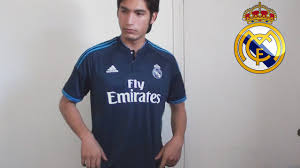 For the away jersey, the colours of the club crest are executed in grey and white. Real Madrid Third Kit 2015 16 Review Youtube