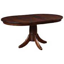Shop at colorado style home furnishings in denver, colorado for tables, chairs, cabinets, stools, benches, bars, bookcases. Trailway Amish Miami Oval Dining Table With Two Leaves Prime Brothers Furniture Dining Tables