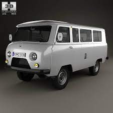 3d model of uaz 452 2206 1985 transporte furgoneta vehiculos