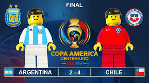 Argentina vs chile live stream information and result online, tv channel, prediction, lineups preview and score updates of the friendly match on june 14th, 2021. Copa America Final 2016 Argentina Chile 2 4 Film In Lego Football Highlights Centenario Youtube