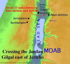 Map Of Where The Children Of Israel Crossed The Jordan Israel Crossing The Jordan Sunday School Curriculum Vacation Bible School Crossing Jordan