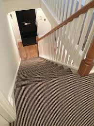 Fitted Perfectly With Stripes Aligned Thick Underlay So Comfortable Under Foot In A Heavy Traffic Area Delighted Carpet Staircase Carpet Stairs House Stairs