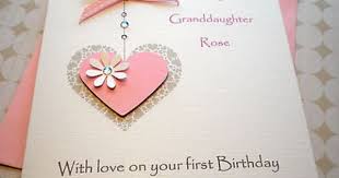 Handmade Personalised Birthday Card Girl 1st 2nd 3rd 4th Granddaughter Daughter Hand Made Car Daughter Birthday Cards First Birthday Cards Baby Birthday Card