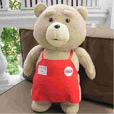 Shop Now For Xmas Big Size Teddy Bear Ted 2 Plush Toys In Apron 45cm Soft Stuffed Animals Ted Bear Plush Soft Toy Animals Soft Stuffed Animals Bear Plush Toy